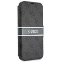 Guess GUBKP13M4GDGR iPhone 13 6.1" gris / livre gris 4G Stripe