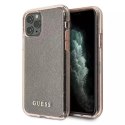 Guess GUHCN65PCGLPI iPhone 11 Pro Max różowy/pink hard case Glitter