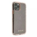 Guess GUHCN65PCGLPI iPhone 11 Pro Max różowy/pink hard case Glitter