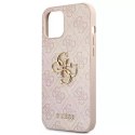 Guess GUHCP12L4GMGPI iPhone 12 Pro Max 6,7" różowy/pink hardcase 4G Big Metal Logo