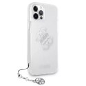 Guess GUHCP12LKS4GSI iPhone 12 Pro Max 6,7" Transparent hardcase 4G Silver Charms Collection