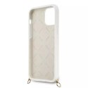 Guess GUHCP12LLSC4GWH iPhone 12 Pro Max 6,7" biały/white hardcase 4G Gold Chain Collection