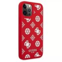 Guess GUHCP12LLSPEWRE iPhone 12 Pro Max 6,7" czerwony/red hard case Peony Collection