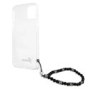 Guess GUHCP13MKPSBK iPhone 13 6.1" Etui rigide transparent Black Pearl