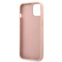 Guess GUHCP13MPSASBPI iPhone 13 6.1" coque rigide rose/rose Saffiano Stripe