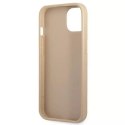 Guess GUHCP13MPSATLE iPhone 13 6,1" étui rigide beige / beige SaffianoTriangle Logo