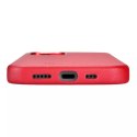 ICarer Case Etui en cuir véritable pour iPhone 12 Pro / iPhone 12 rouge (WMI1216-RD) (compatible MagSafe)