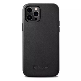 ICarer Case Etui en cuir véritable pour iPhone 12 mini noir (WMI1215-BK) (compatible MagSafe)