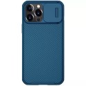 Nillkin CamShield Pro Magnetic Case Armored Pouch Cover Camera Protector iPhone 13 Pro Max Bleu (MagSafe Compatible)