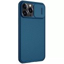 Nillkin CamShield Pro Magnetic Case Armored Pouch Cover Camera Protector iPhone 13 Pro Max Bleu (MagSafe Compatible)