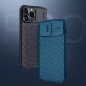 Nillkin CamShield Pro Magnetic Case Armored Pouch Cover Camera Protector iPhone 13 Pro Max Bleu (MagSafe Compatible)