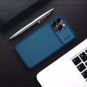 Nillkin CamShield Pro Magnetic Case Armored Pouch Cover Camera Protector iPhone 13 Pro Max Bleu (MagSafe Compatible)