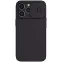 Nillkin CamShield Silky Silicone Case Étui pour iPhone 13 Pro couverture de la caméra noir