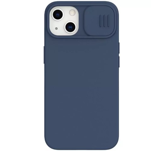 Nillkin CamShield Silky Silicone Case housse de protection pour iPhone 13 bleu