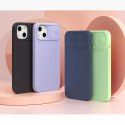 Nillkin CamShield Silky Silicone Case housse de protection pour iPhone 13 bleu