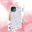 Coque Kingxbar Blossom ornée de cristaux Swarovski originaux pour iPhone 12 mini multicolore (Gardenia)