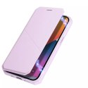 DUX DUCIS Skin X Etui type Bibliothèque pour iPhone 13 Pro rose