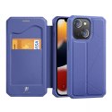 DUX DUCIS Skin X Etui type Bibliothèque pour iPhone 13 bleu