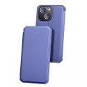 DUX DUCIS Skin X Etui type Bibliothèque pour iPhone 13 bleu