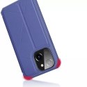 DUX DUCIS Skin X Etui type Bibliothèque pour iPhone 13 bleu