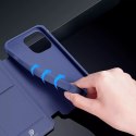 DUX DUCIS Skin X Etui type Bibliothèque pour iPhone 13 bleu