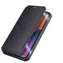 DUX DUCIS Skin X Etui type bibliothèque pour iPhone 13 Pro Max noir