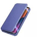 DUX DUCIS Skin X Etui type bibliothèque pour iPhone 13 Pro bleu