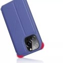 DUX DUCIS Skin X Etui type bibliothèque pour iPhone 13 Pro bleu