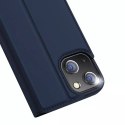 Étui type bibliothèque Dux Ducis Skin Pro pour iPhone 13 bleu