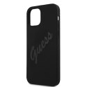 Guess GUHCP12LLSVSBK iPhone 12 Pro Max 6,7" czarny/black hardcase Script Vintage