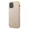 Guess GUHCP12LPUILGLG iPhone 12 Pro Max 6,7" złoty/gold hardcase Iridescent Love Script Gold Logo