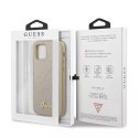 Guess GUHCP12LPUILGLG iPhone 12 Pro Max 6,7" złoty/gold hardcase Iridescent Love Script Gold Logo