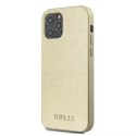 Guess GUHCP12MIGLGO iPhone 12/12 Pro 6,1" złoty/gold hardcase Iridescent