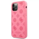 Guess GUHCP12MLSPEFU iPhone 12/12 Pro 6,1" fuksja/fushia hard case Peony Collection