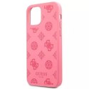 Guess GUHCP12MLSPEFU iPhone 12/12 Pro 6,1" fuksja/fushia hard case Peony Collection