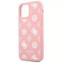 Guess GUHCP12MLSPEWPI iPhone 12/12 Pro 6,1" różowy/pink hard case Peony Collection