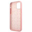 Guess GUHCP12MLSPEWPI iPhone 12/12 Pro 6,1" różowy/pink hard case Peony Collection