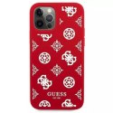 Guess GUHCP12MLSPEWRE iPhone 12/12 Pro 6,1" czerwony/red hard case Peony Collection