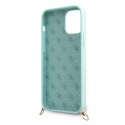 Guess GUHCP12SLSCLMGLB iPhone 12 mini 5,4" jasno niebieski/light blue hardcase Metal Logo Cord