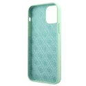 Guess GUHCP12SLSLMGGN iPhone 12 mini 5,4" zielony/green hardcase Metal Logo Script