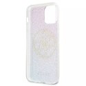 Guess GUHCP12SPCUGLBPG iPhone 12 mini 5,4" niebieski/blue hard case Glitter Gradient 4G Circle Logo