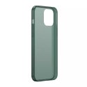 Baseus Frosted Glass Case Hard case with a flexible frame iPhone 12 Pro Max Dark green (WIAPIPH67N-WS06)