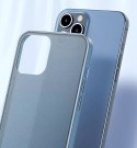 Baseus Frosted Glass Case Hard case with a flexible frame iPhone 12 Pro Max Dark green (WIAPIPH67N-WS06)