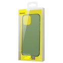 Baseus Frosted Glass Case Hard case with a flexible frame iPhone 12 mini Dark green (WIAPIPH54N-WS06)