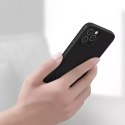 Coque robuste Nillkin Textured Case avec cadre en gel et nylon au dos iPhone 12 Pro Max noir