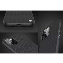 Coque robuste Nillkin Textured Case avec cadre en gel et nylon au dos iPhone 12 Pro Max noir