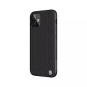 Coque robuste Nillkin Textured Case avec cadre en gel et nylon au dos iPhone 12 mini noir