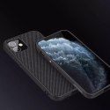 Coque robuste Nillkin Textured Case avec cadre en gel et nylon au dos iPhone 12 mini noir