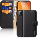 Dux Ducis Hivo Genuine Leather Bookcase type case for iPhone 11 Pro Max black