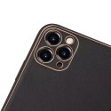 Dux Ducis Yolo elegant case made of soft TPU and PU leather for iPhone 11 Pro black